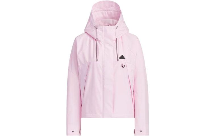 Adidas City Escape Woven Jacket Jackets & Coats Women s Clear Pink JE8590 XL