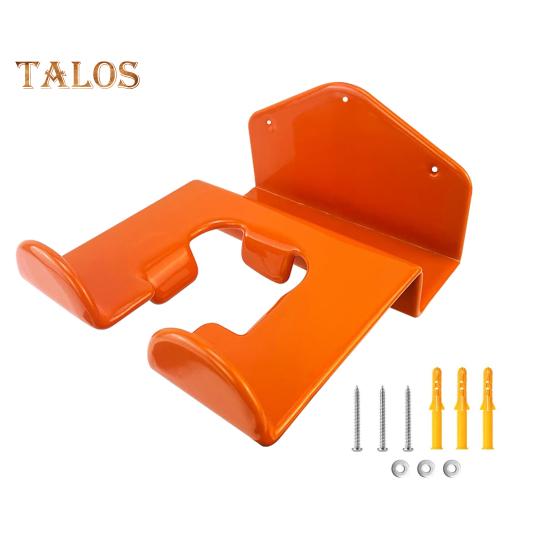 

Стойка для триммера, настенное крепление, вешалка для травок Weedeater, прочные стальные крючки для газонокосилки, органайзер для гаража для кустореза, садовый электроинструмент 1pc оранжевый