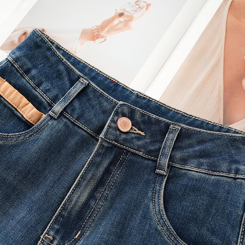 Women's 2025 Spring Wide-Leg High-Waisted Jeans: Loose, Slimming, Petite, Straight-Leg for Spring and Autumn