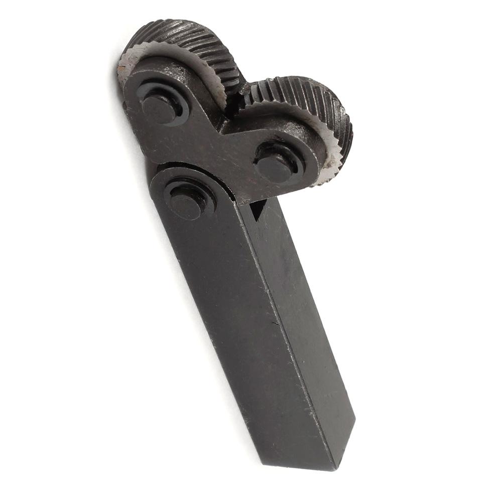 7 st stål dubbla hjul räfflade verktygsset med 0,5 mm 1 mm 2 mm hjul linjär stigning räfflade sats svarv