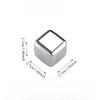 304 Stainless Steel Ice Cubes Metal Ice Pellets with Clips Quick-Freezing Ice Crystals Ideal for Whiskey Red Wine Beverages