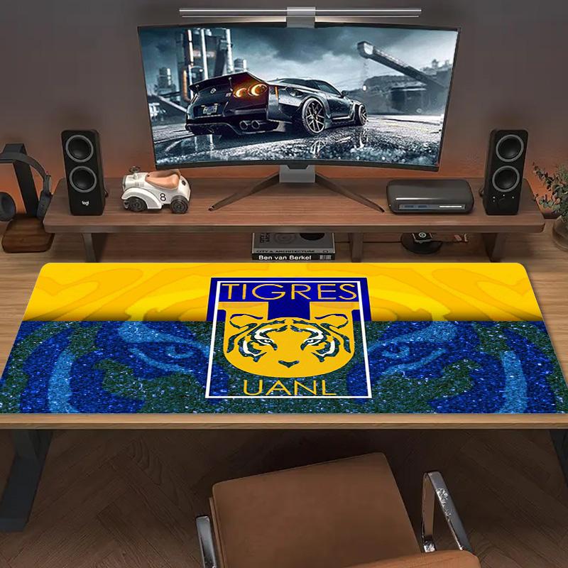 Tigres uanl Color Mouse Pad Large Gaming Table Cushion Non-slip Laptop Tablet Big Mousepad XXL Mat Mini PC Playmat With Lock edge