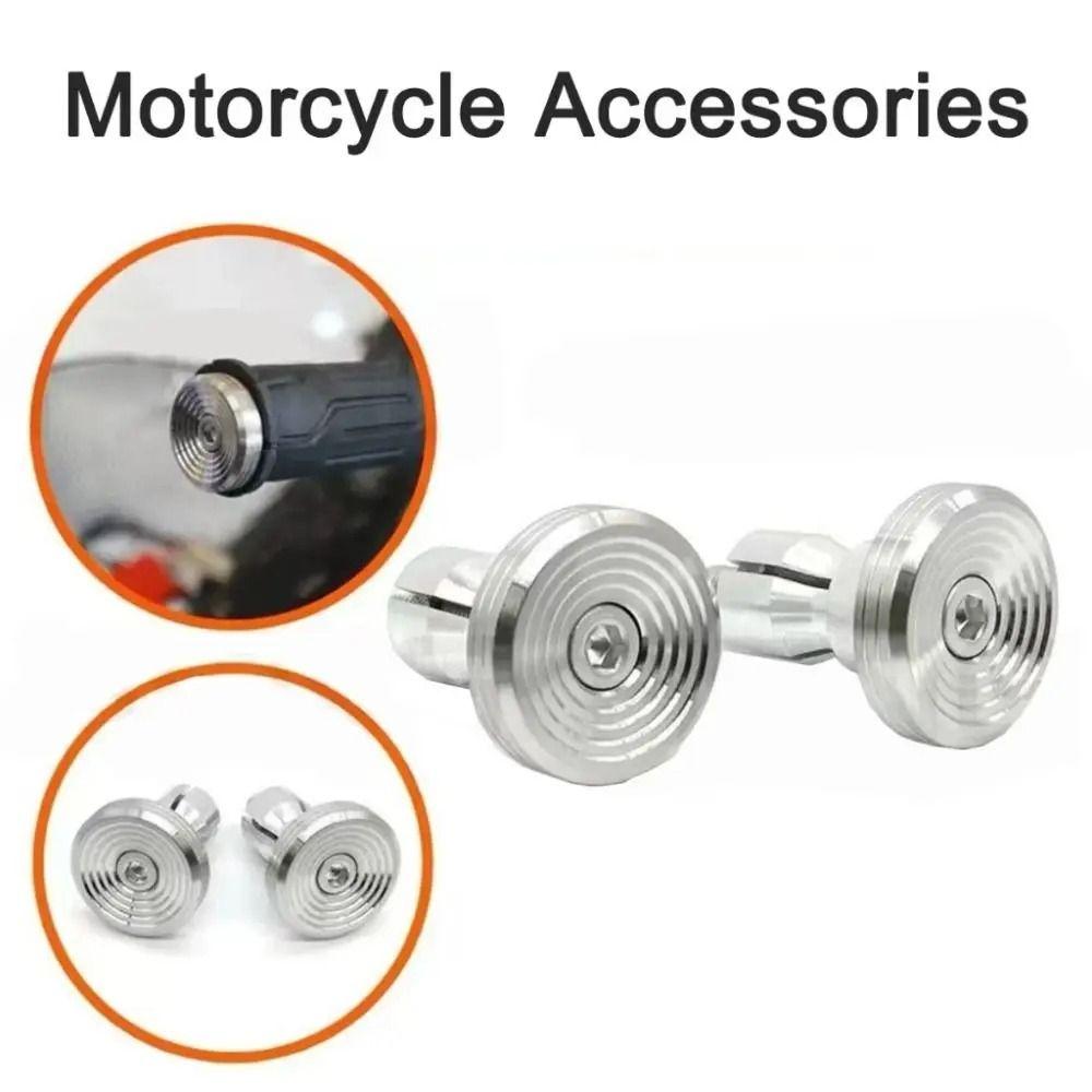 Shock-absorbing Motorcycle Handlebar End Plugs Bar Ends Weights  Handlebar Protection