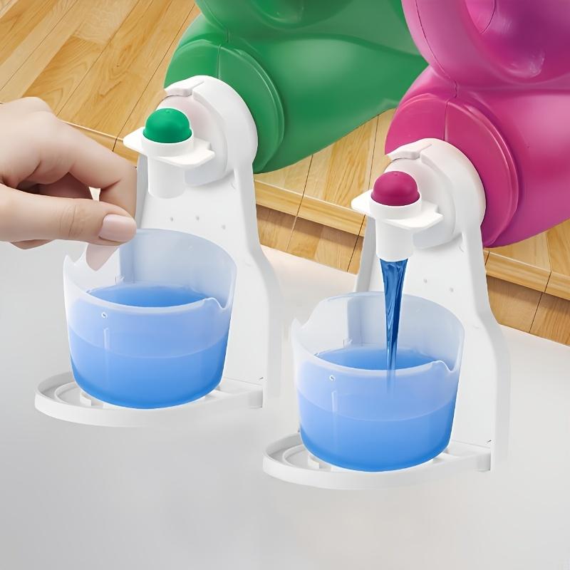 

Set of 2 Laundry Detergent Cup Holders, Designed for Spill-Free & Mess-Free Liquid Detergent Dispensing