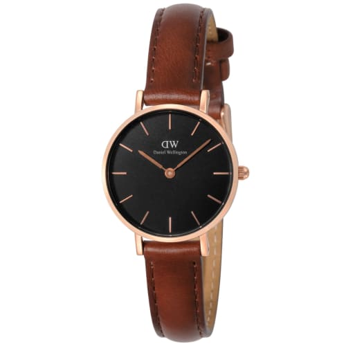

Daniel Wellington Classic Petite Black St. Mawes Watch DW00100225 Brown