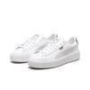 Puma Basket Platform Low Top Freizeitsneakers Unisex-Sneakers Weiß 367850-01