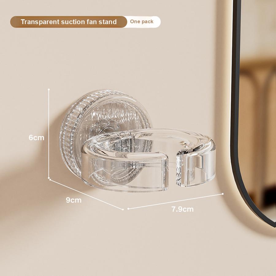 5 pcs Wall Mounted Hair Dryer Rack Holder with Suction Cups - No Drilling Bathroom Organizer