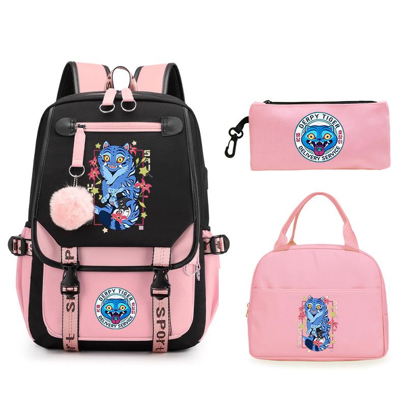 KPop Demon Hunters Demon Hunters Printed Fashion Children's Backpack Foreign Trade Trend Student School Bag