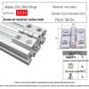Hochleistungsscharniere aus Zinklegierung für Aluminiumprofiltüren (20/30/40/45)