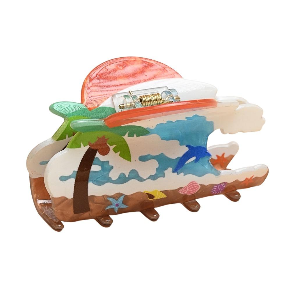 Acetic Acid Acetate Hair Clip Summer Special-shaped Grab Clip Fashion Four Seasons Hair Claw Girls
