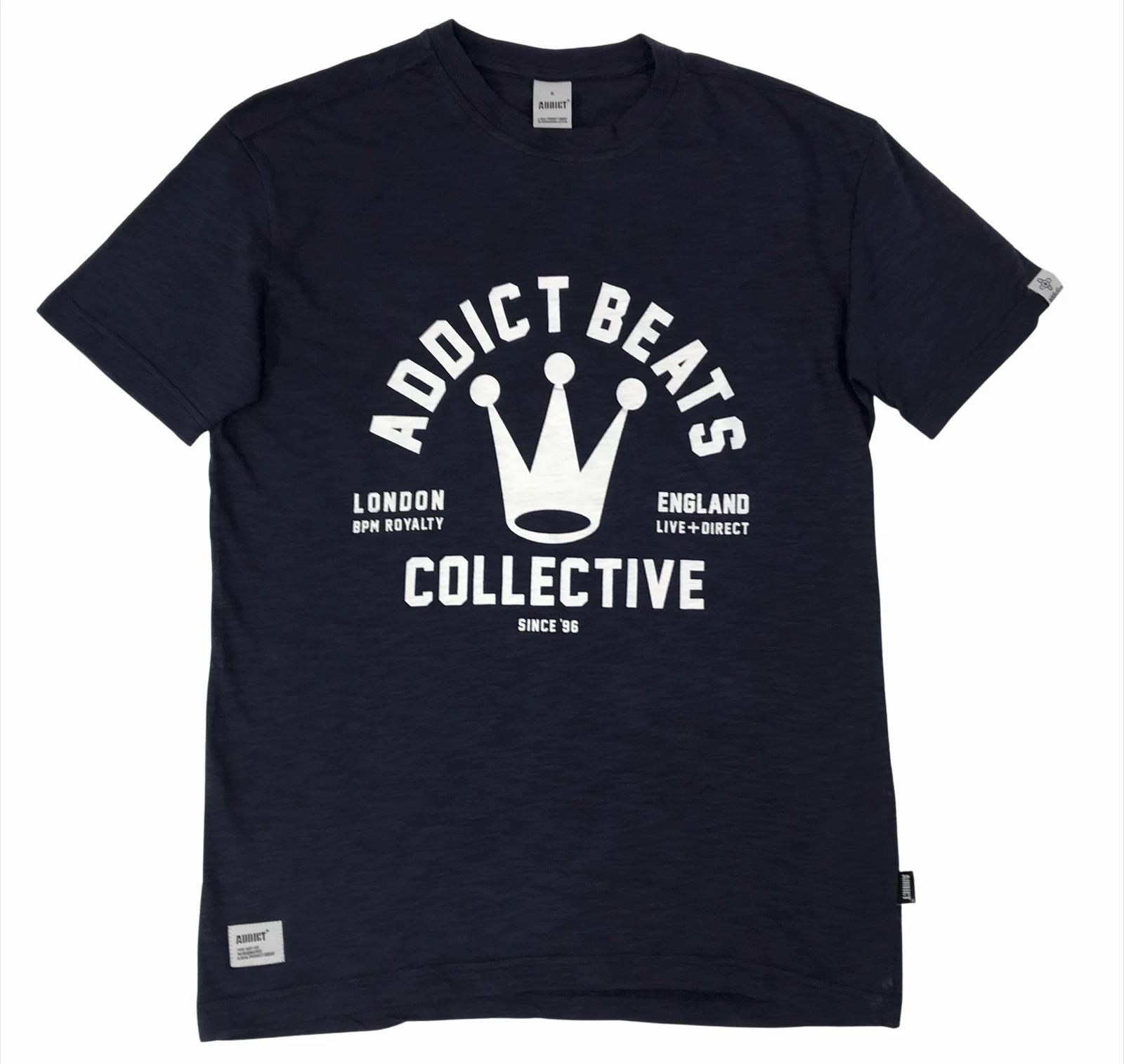 

Addict BPM Royalty Print Navy T-Shirt XL