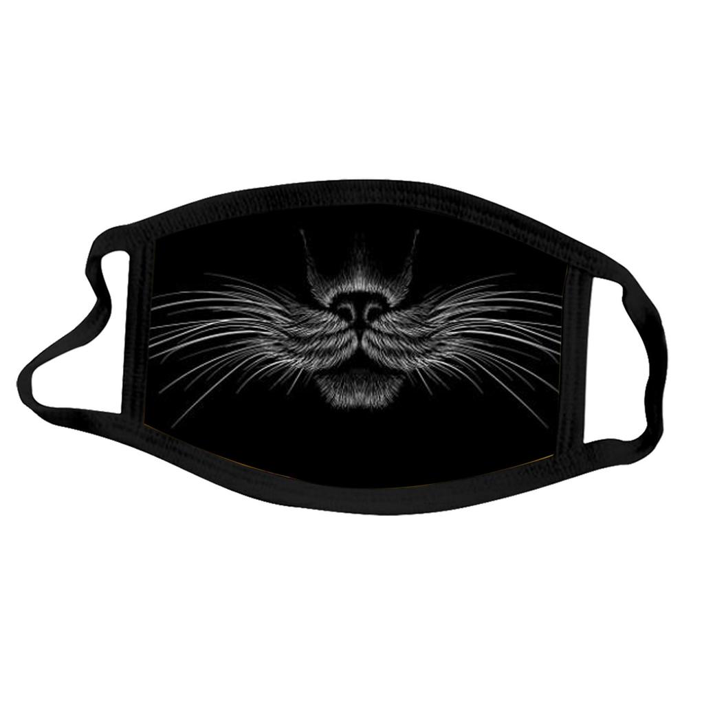 Adult Washable And Reusable Breathable Beard Pattern Windproof And Haze Mask