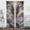 The Sky Guardian Dragon Kitchen Curtains for Living Room Curtain Halloween Decoration Tulle for Bedroom Partition Shades Elegant