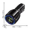 QC3.0 Fast Charging 3.1A Dual USB Car Charger Cigaretted Lighters Power Adapter for mobile phone computer camera