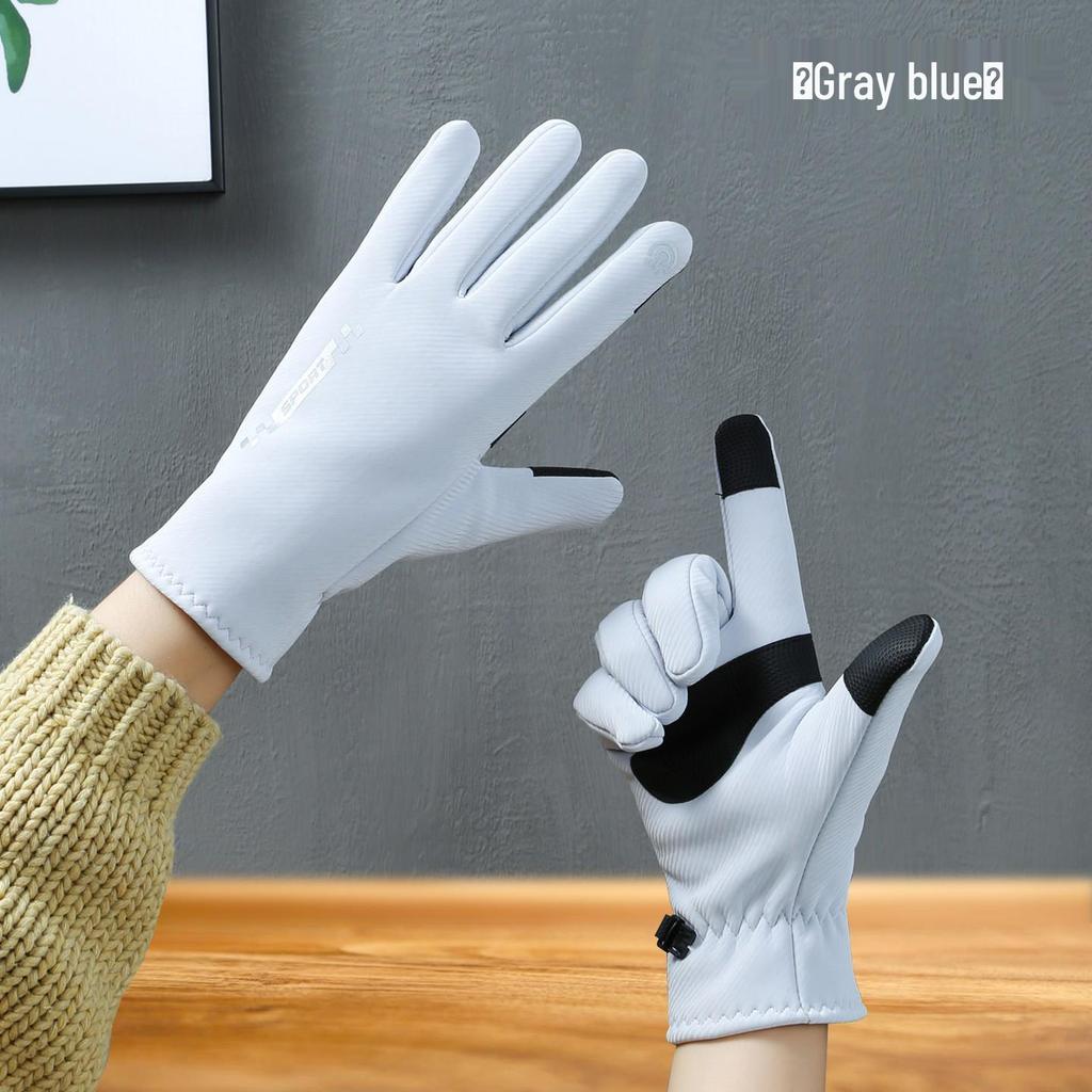 Women's Winter Cycling & Driving Touchscreen Gloves – Windproof, Warm Fleece Lined for Cold Weather