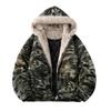 Parker Workwear Cotton Jacket Men and Women Section of The Fall and Winter Hair Collar Cotton Jacket Thickened Couples Paragraph Hooded Cotton Jacket