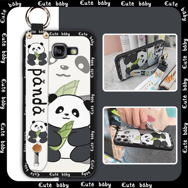 Shockproof Durable Phone Case For Samsung Galaxy A510/A5 2016/SM-A510F Wrist Strap Anti-dust Anti-knock Soft Case Ring