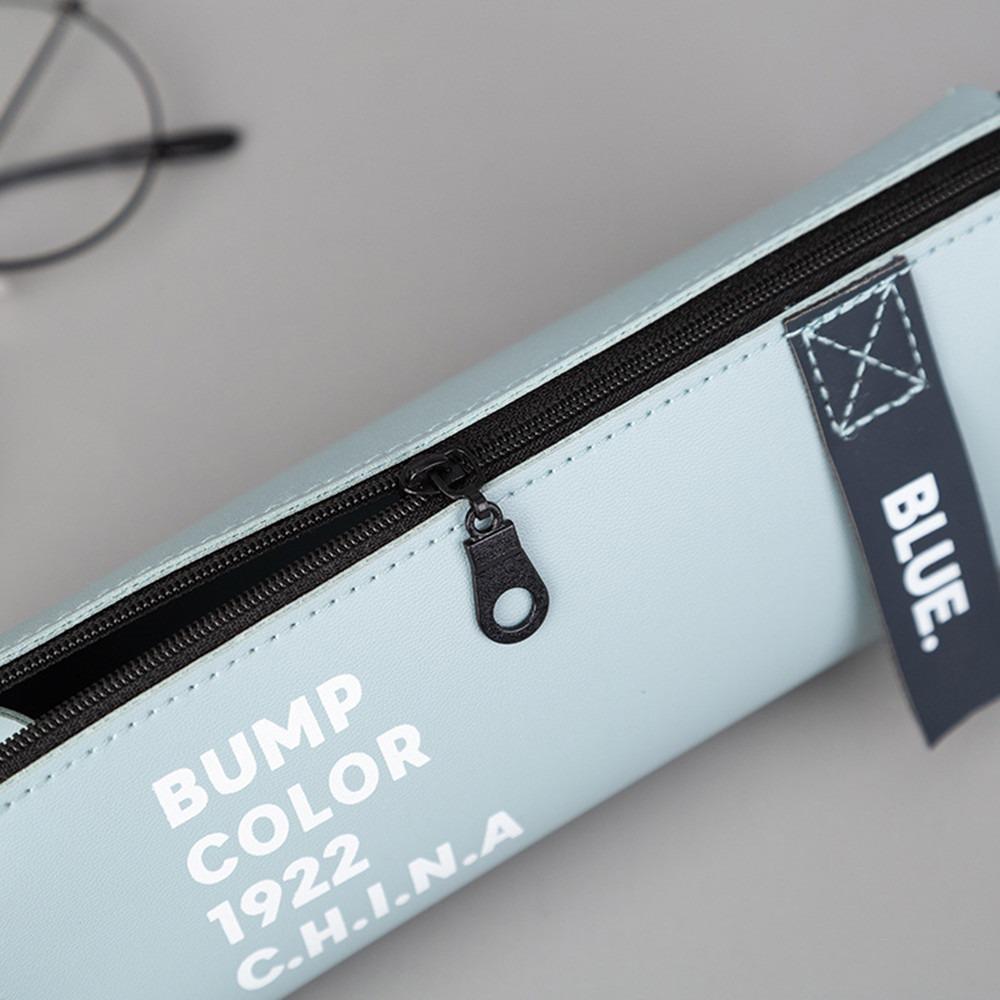 Triangle New Large Capacity Pencil Case Simple Version Student Supplies Pencil Case Learning Supplies Storage Cute Pencil Bag