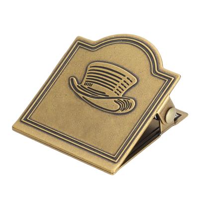 Messing Binderclip Vintage Decoratief Sterke Klemkracht Boekklem voor Journal Notitieboek Tekenpapier Schetspapier