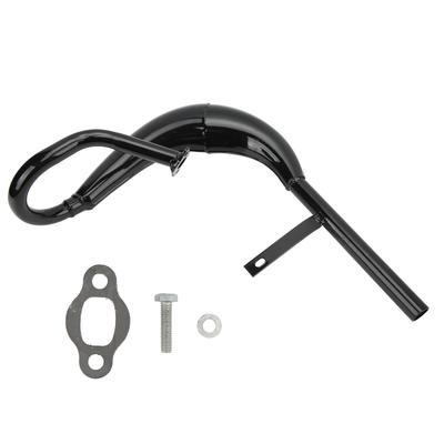 Fat Belly Exhaust Muffler Pipe Black Iron for 49cc 60cc 66cc 80cc 2?Stroke Engine Motor Motorized