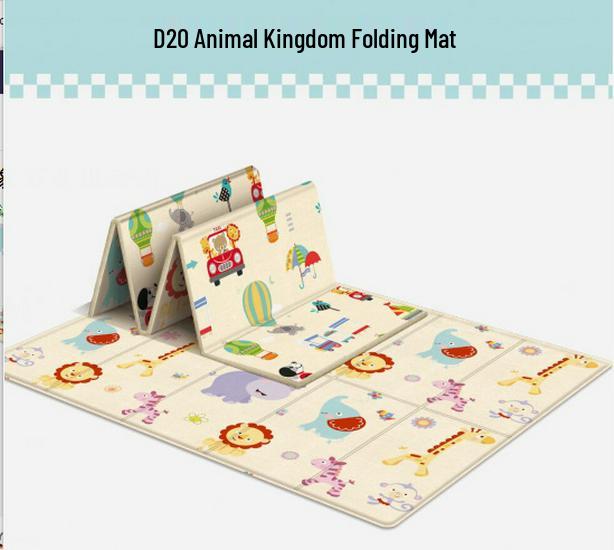 

Водонепроницаемый и устойчивый к пятнам игровой коврик для ползания для младенцев и малышей Huaying, утолщенный и устойчивый к падениям.