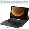 Compatible Samsung Tablet A11+ Bluetooth Keyboard Case with Touchpad, Pen Slot, and Detachable Leather Cover for A9plus X210.