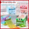 Pearlescent Blue Fruit Sticky Notes - Cute Transparent Memo Stickers for Students & Kids, Perfect Gift with Free Shipping