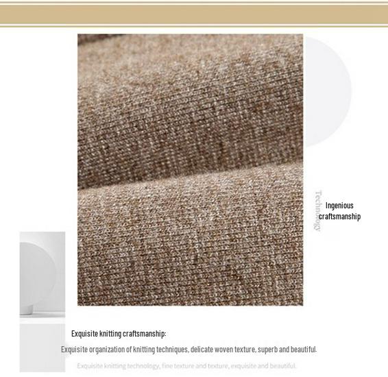 Men's and Women's High-Waisted Warm Wool Pants with Fleece Lining and Cashmere-Like Comfort.