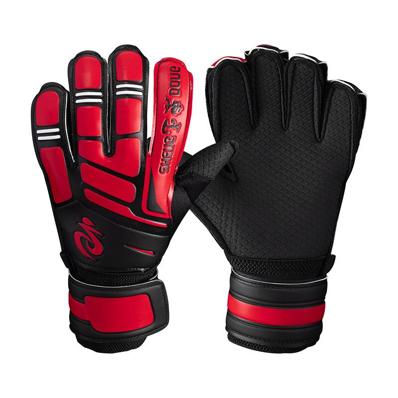 Football Goalkeeper Gloves with Finger Guards for Adults Special Equipment for Goalkeepers Non-slip Professional Sports Training
