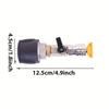 Adjustable Water Flow Adapter - 1/4" Quick Connect, 15°25° Nozzles, Compatible with Karcher Nilfisk Hoses