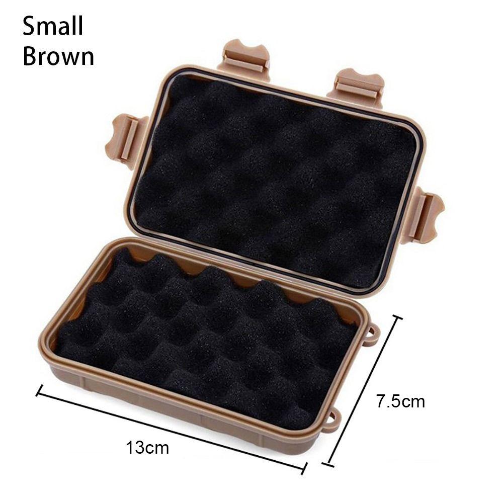 

1Pcs New S/M/L Size Travel Storage Box Outdoor Plastic Survival Box Sealed Waterproof Camping Container