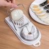 Multifunctional Egg Cutter 2-In-1 Stainless Steel Wire Pull Egg Cutter for Hanging High-Quality Kitchen Accessory Tools