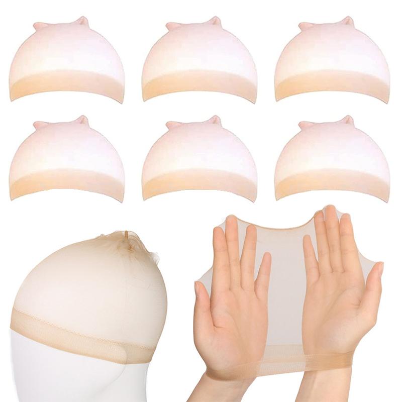 

2 шт./упак. ультратонкая невидимая шапочка для парика Hd для париков с кружевной передней частью - прозрачная нейлоновая шапочка для чулок оптом для женщин, делающих парики