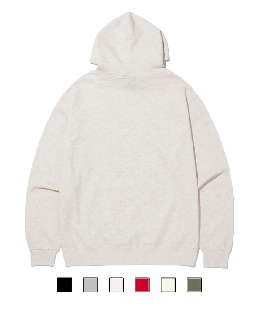 Blackball Logo Hoodie Oatmeal Black (Fleece-Lined Or Non-Fleece-Lined)