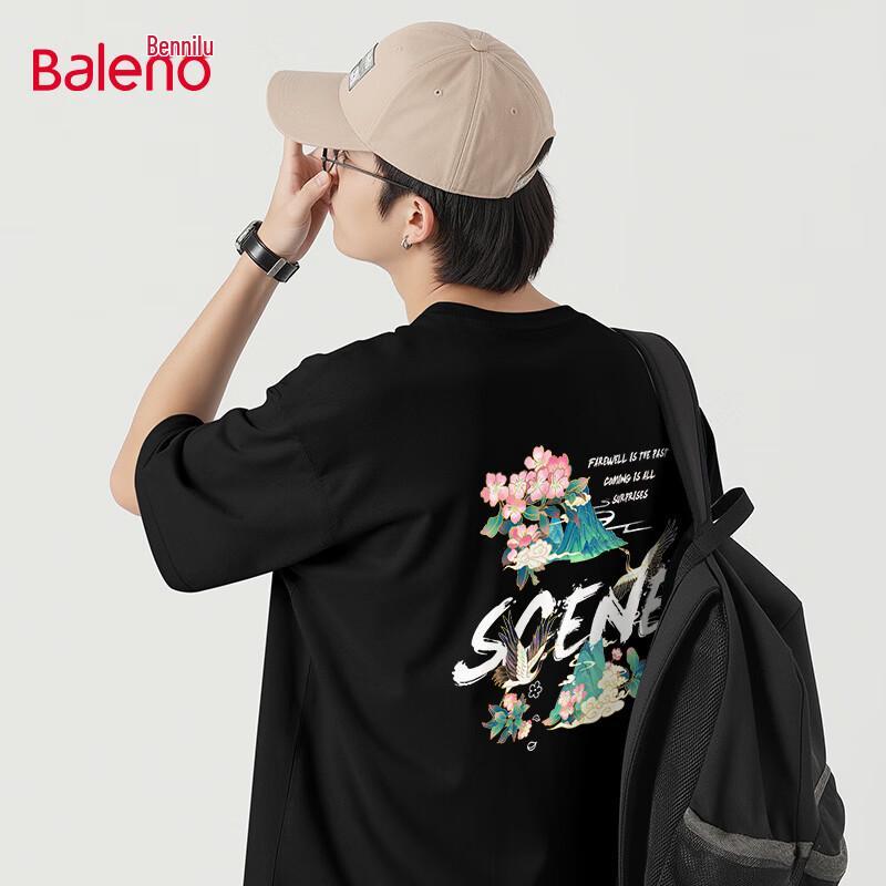 Baleno Men s Summer Cotton Short Sleeve T-Shirt 3XL