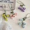 Cute Pearl Keychain, Thread Hook Orchid Flower String Design, Durable Packaging Buckle, Suitable for Practical Small Pendants In Keybag Accessories.