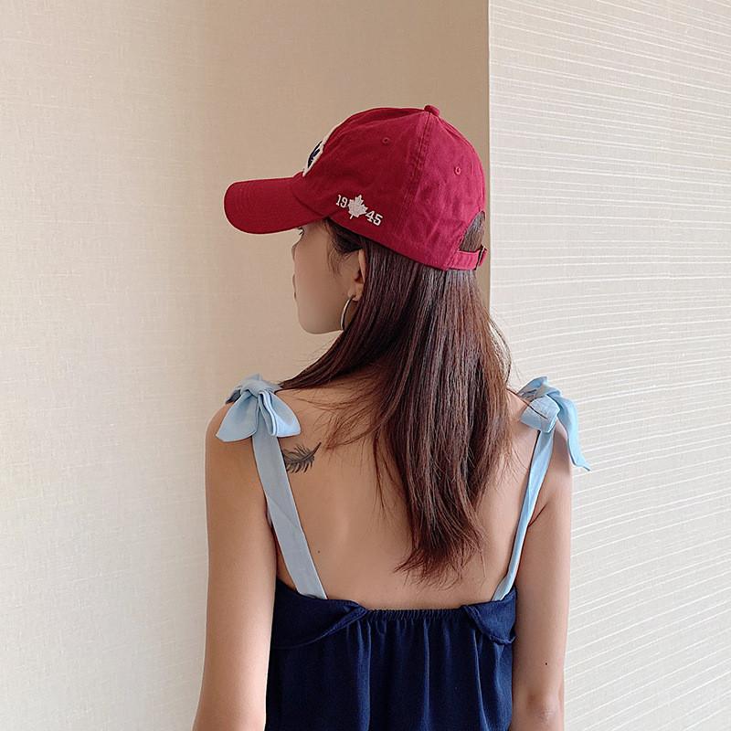 Fashionable Summer Vintage Baseball Cap With English Letter Embroidery For Women