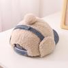 Children's Winter Duckbill Baseball Cap with Ear Protection - Korean Style, Trendy Design for Girls, Ages 2-6