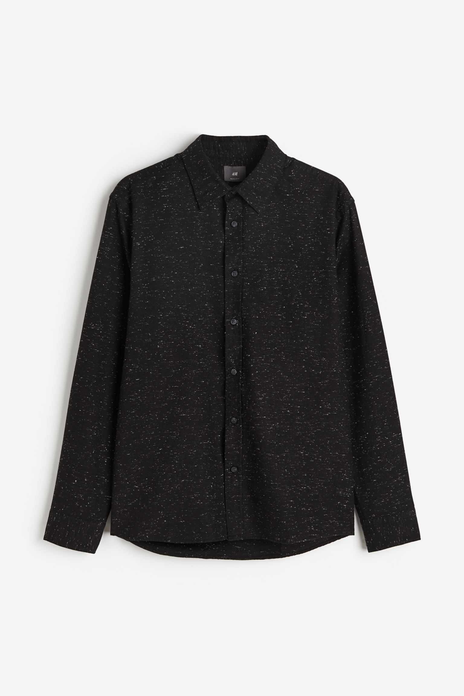 

Рубашка Regular Fit с воротником-стойкой