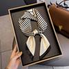 Nordic Mulberry Silk Silk Scarf Women's Autumn and Winter Foreign Fashion Versatile 70 Square Scarf Decorative Scarf
