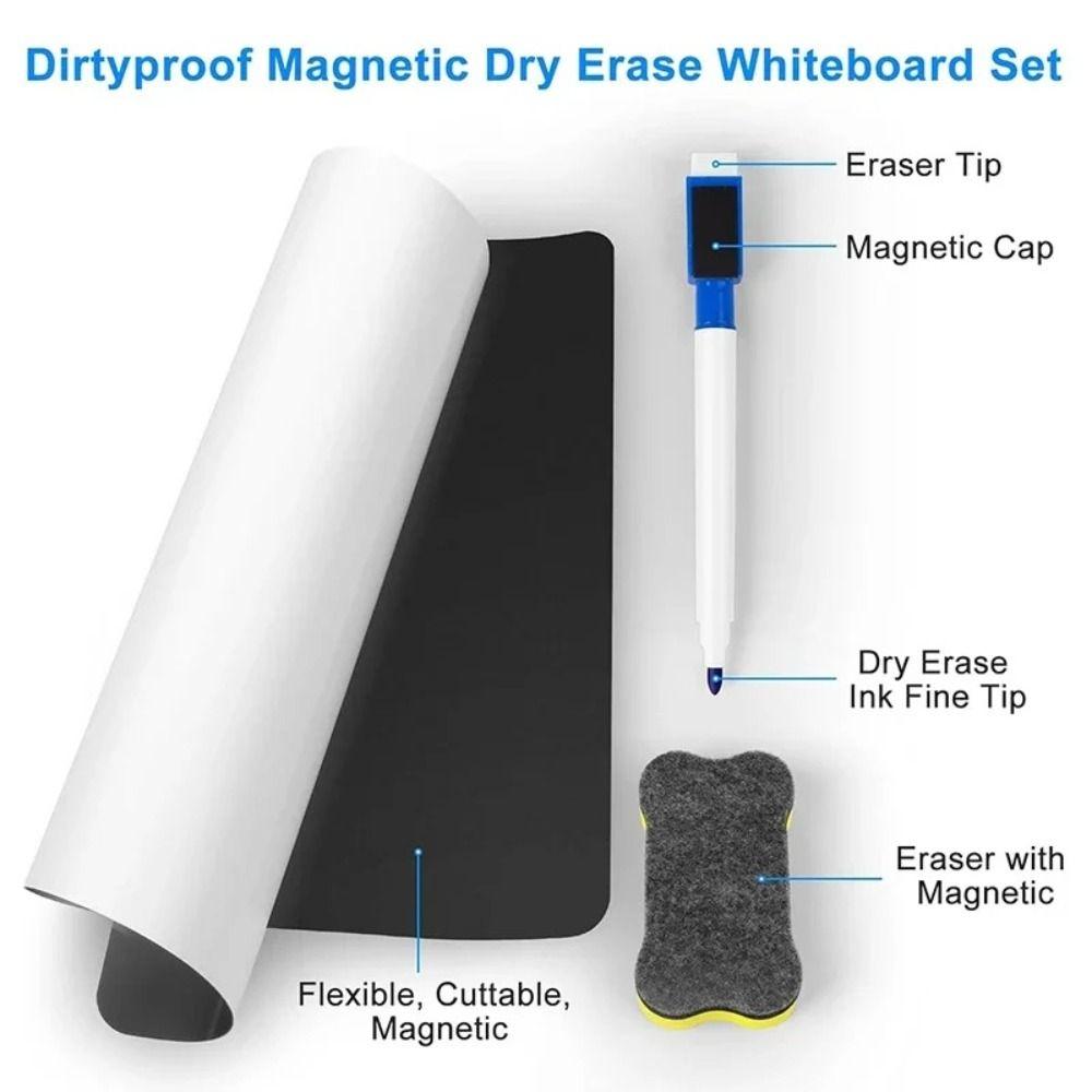

Magnetic White Board Portable Whiteboard 2025 Fridge Sticker Fridge Sticker Set