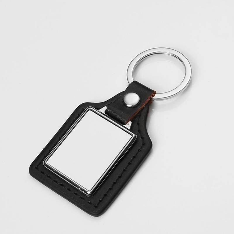 Sublimation Blank Round Keychain with for Key Ring Heat Transfer Keychain for Christmas Valentine Graduation Day Present