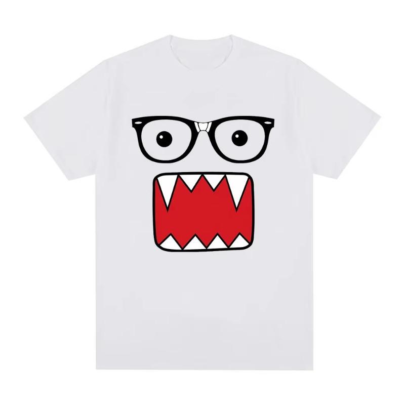 Domo Kun Funny Humorous T Shirts Men's Women Cotton Casual T-Shirts Harajuku O-Neck Short Sleeve Summer T-shirt Streetwear Tops