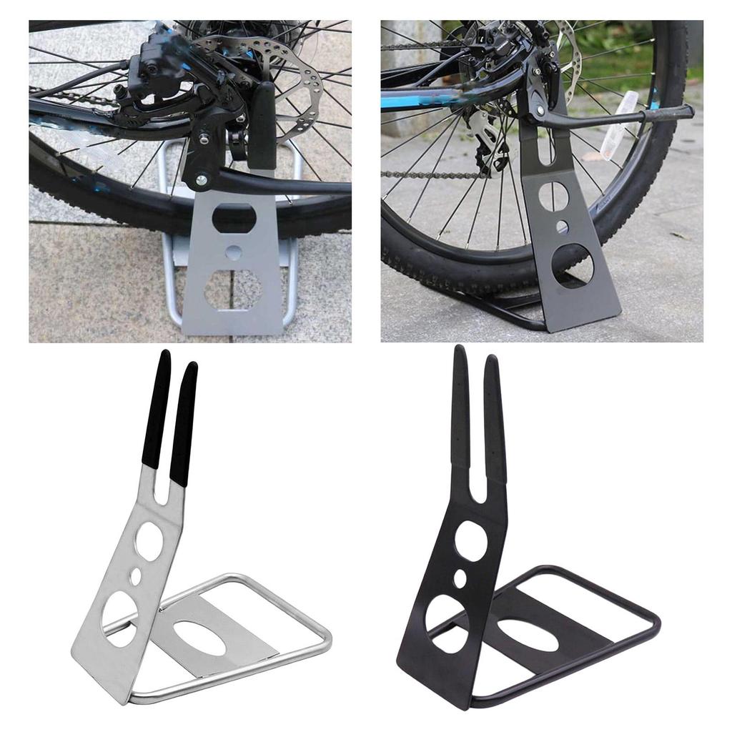 Steel Solid Bike Parking Rack Sturdy Floor Stand Folding Holder Storage Rack