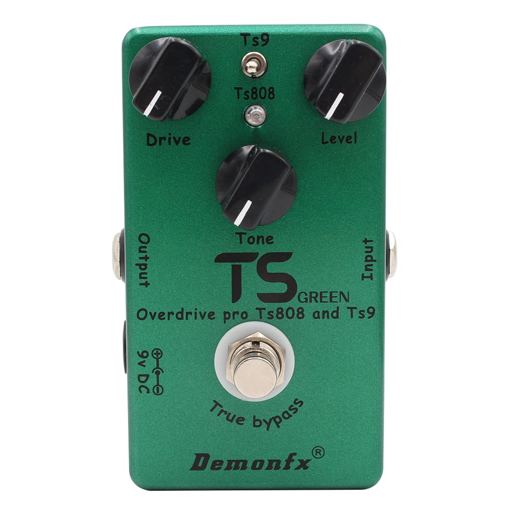 Demonfx TS GREEN/OverDrive TS-style overdrive guitar effect