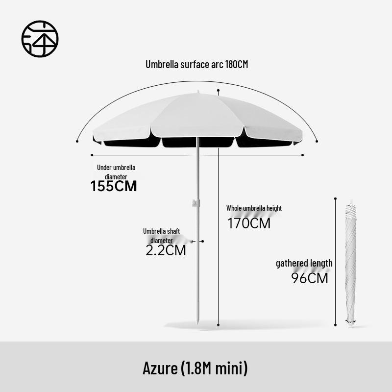 Large Outdoor Sunshade Commercial Stall Umbrella