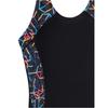 Women's Printed Patchwork Sports Competitive One-Piece Swimsuit