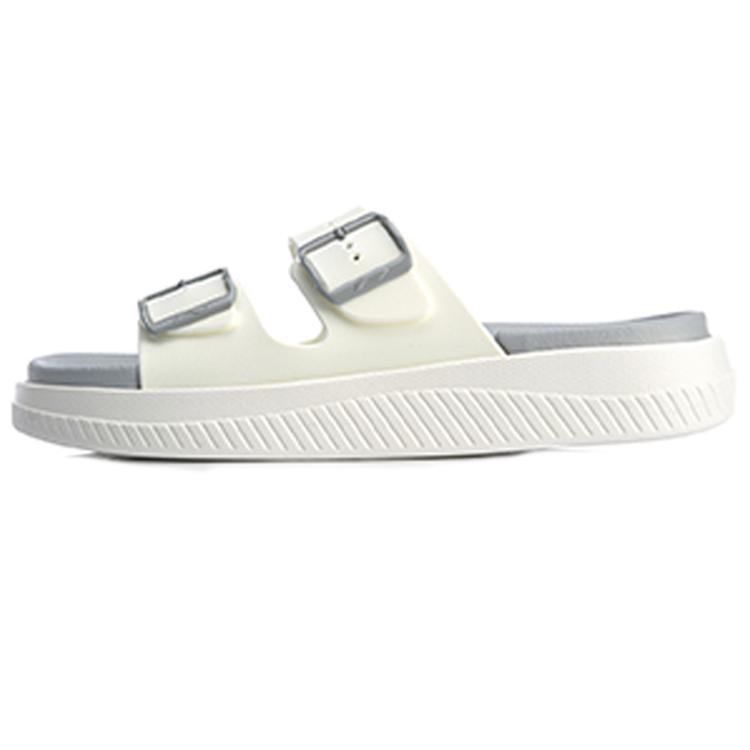 New LiNing Clap Slip Resistant Abrasion Resistant Slide Slippers Women's White AGAQ006-4