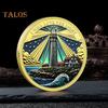 Lighthouse Ocean Coin Metal Collectible Coin Inspiring Long Voyage Travel Souvenir Coin for Self Collection Commemoration
