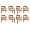 Day and Night - Day and Night Batavia Chairs 8 Units Solid Teak Wood with Cushions